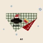 Personalized Dog Bandana – Custom Pet Bib for Dogs & Cats, Christmas Triangle Scarf, Feeding Drool Bib - Image 3
