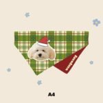 Personalized Dog Bandana – Custom Pet Bib for Dogs & Cats, Christmas Triangle Scarf, Feeding Drool Bib - Image 6