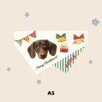 Personalized Dog Bandana – Custom Pet Bib for Dogs & Cats, Christmas Triangle Scarf, Feeding Drool Bib - Image 7
