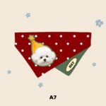 Personalized Dog Bandana – Custom Pet Bib for Dogs & Cats, Christmas Triangle Scarf, Feeding Drool Bib - Image 9
