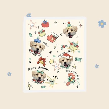 Custom Pet Cashmere Blanket – Personalized Photo Blanket for Dogs & Cats